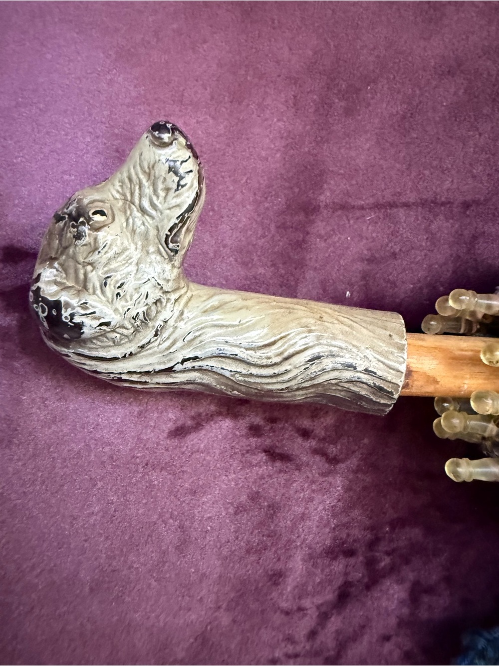 Vintage Greyhound Handle Umbrella